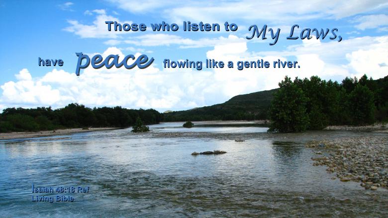 Free stock image of Peace Like a River created by DFNatureAwed
