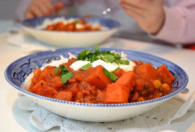 Free stock image of Stew with rice created by Tomas Adomaitis
