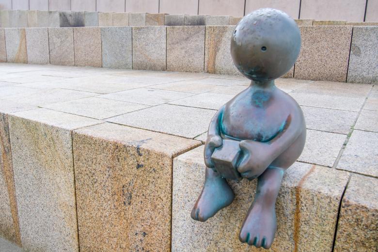 Free stock image of lonely statue child created by Luka