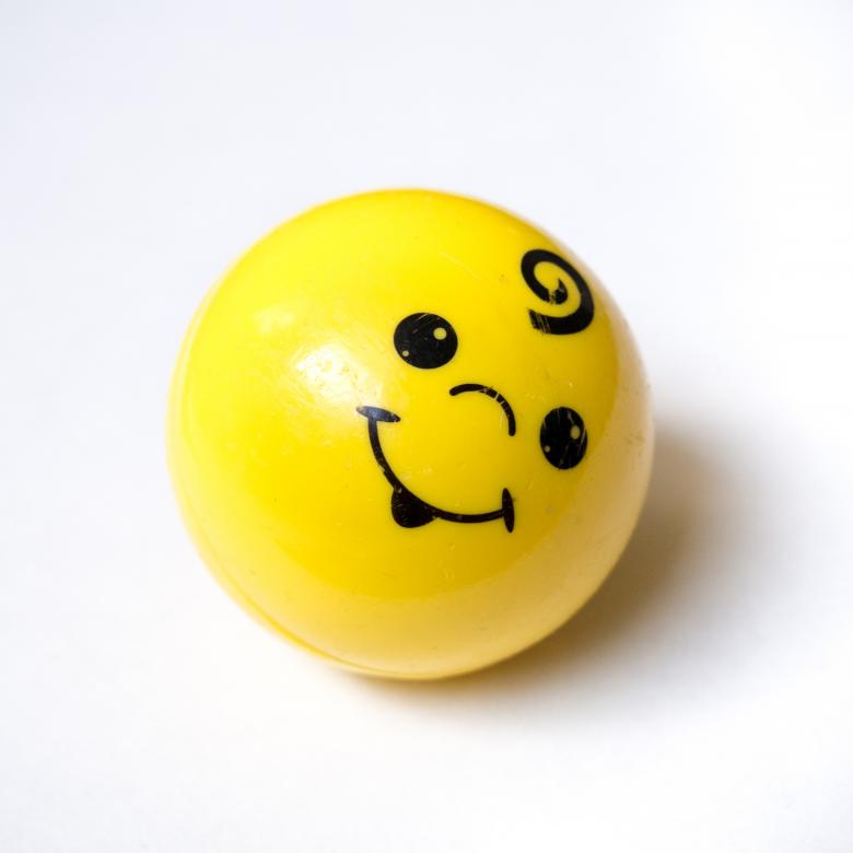 Free stock image of Smiley face ball created by Luka