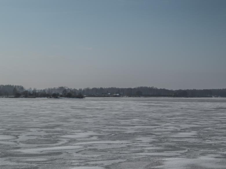 Free stock image of River covered with a thick layer of ice created by Janis Urtans