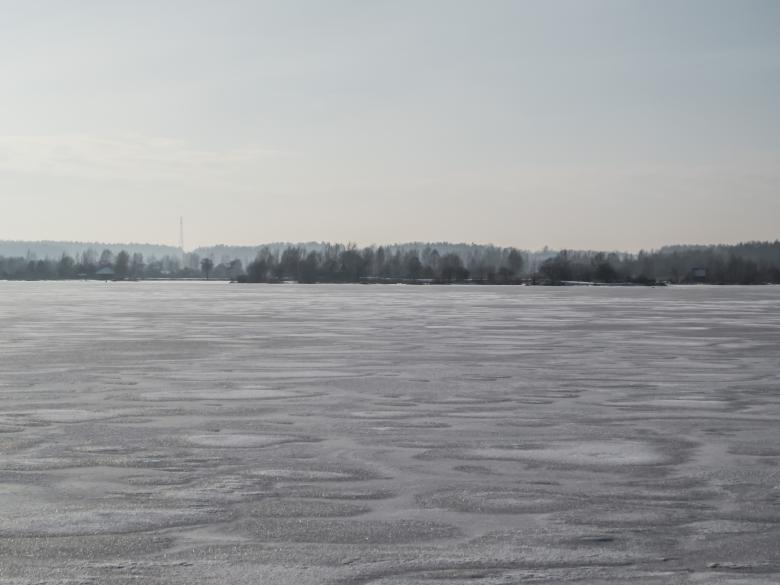 Free stock image of River covered with a thick layer of ice created by Janis Urtans