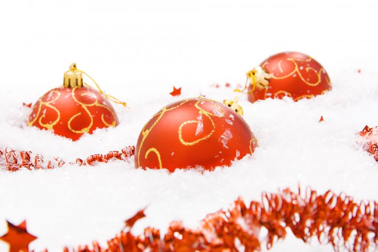 Free stock image of Red christmas balls created by 2happy