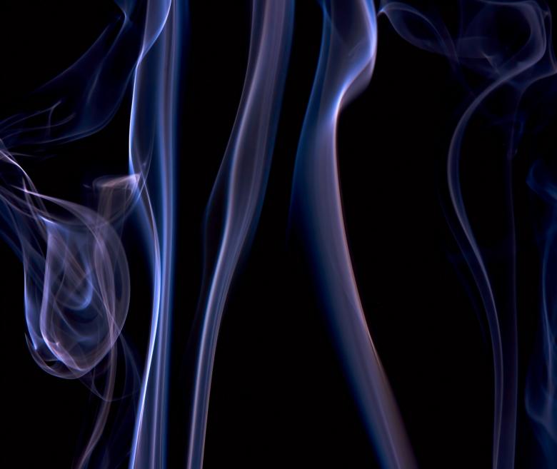 Free stock image of Abstract Smooth Blue Smoke on Black created by 2happy
