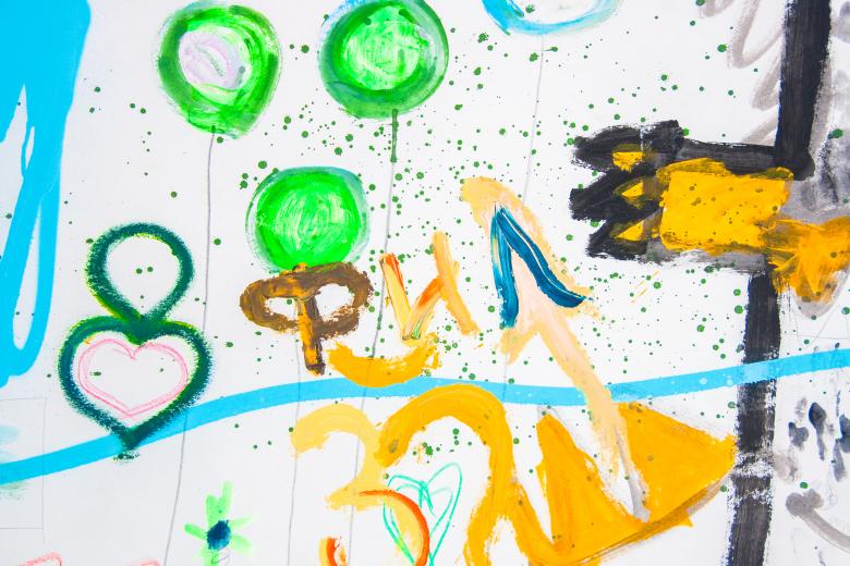 Free stock image of colorful wall created by 2happy