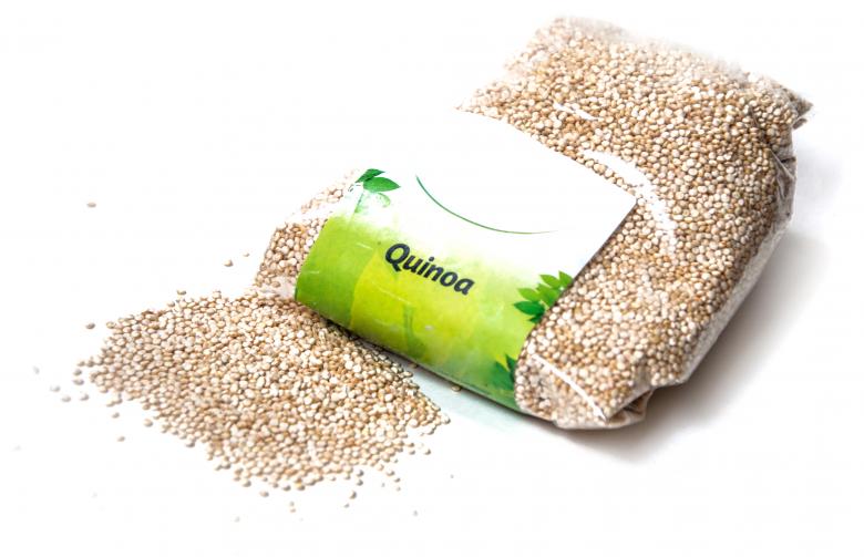 Free stock image of Quinoa grain on a white background created by Luka