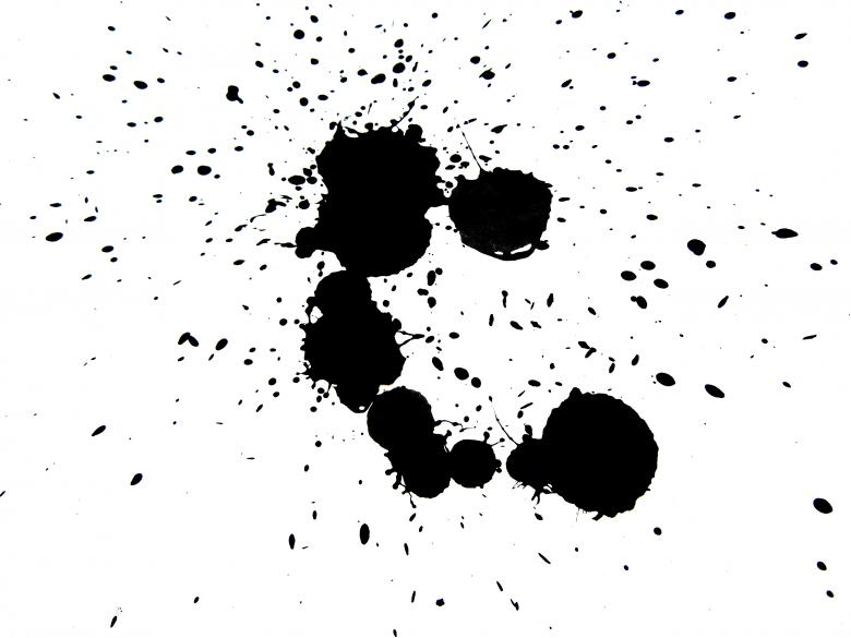 Free stock image of Black ink splatter created by 2happy