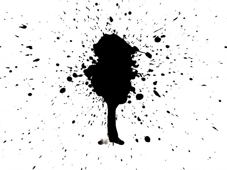 Free stock image of Black ink splatter created by 2happy