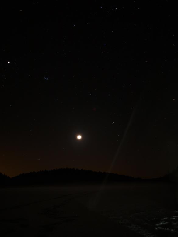 Free stock image of Winter Nightsky created by Marko Mäkinen