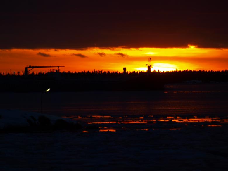 Free stock image of Sunset created by Marko Mäkinen