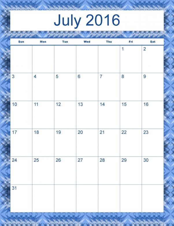 Free stock image of Madison's Peak July 2016 Calendar created by Katrena Patterson
