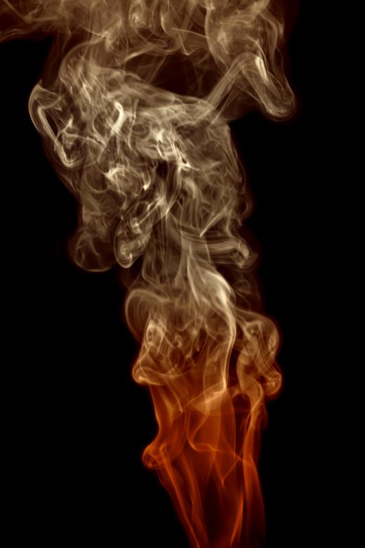 Free stock image of Red Swirly Smoke on Black created by 2happy