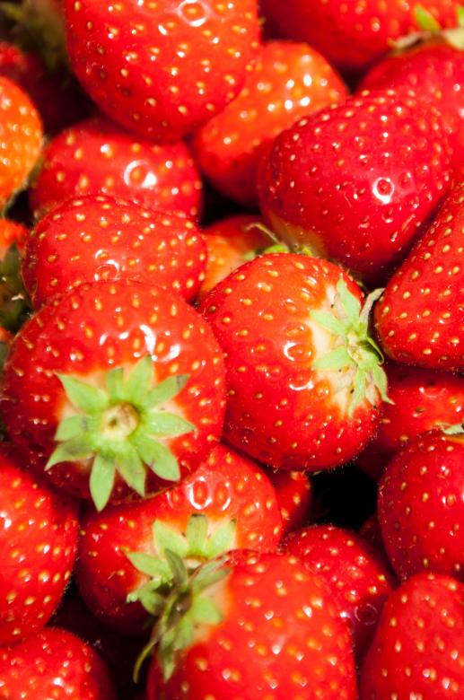 Free stock image of Strawberries background created by Luka