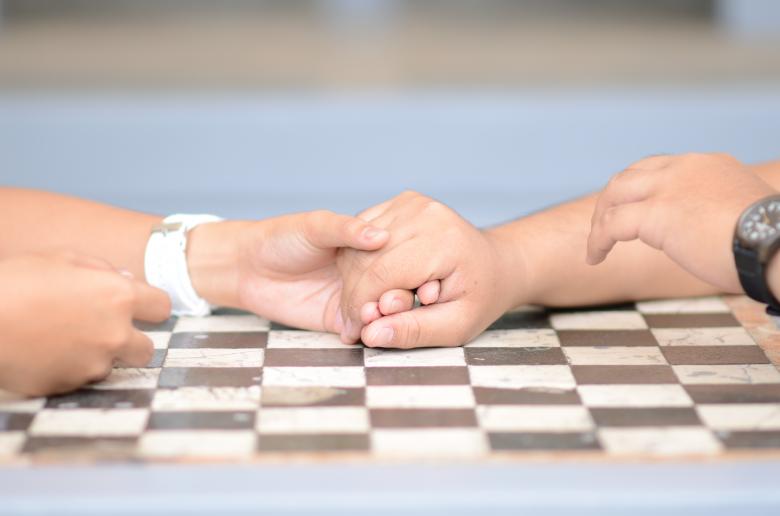 Free stock image of Love on a Checkerboard created by Emerson Kim Lineses