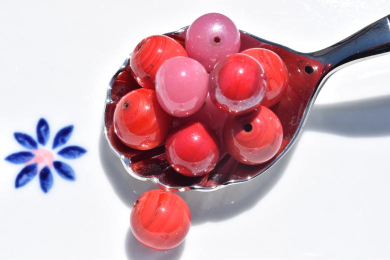 Free stock image of Red beads created by Donna