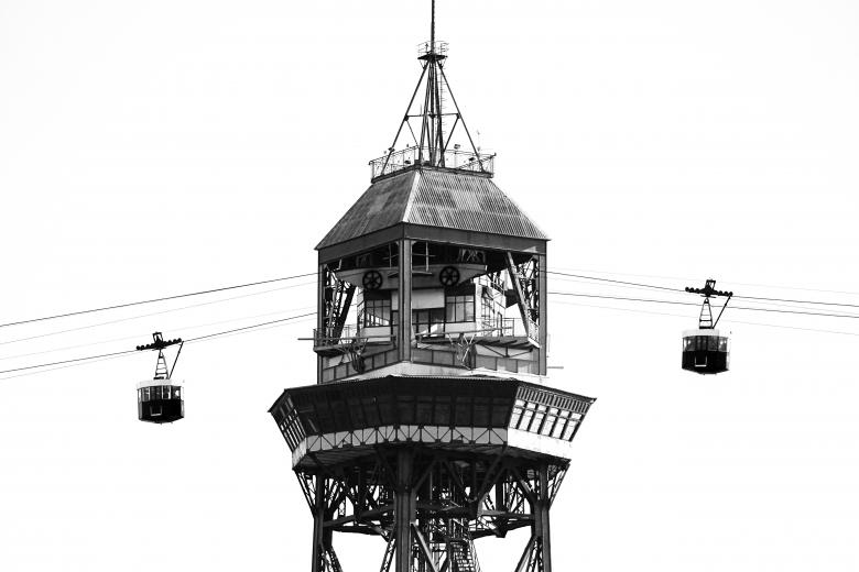 Free stock image of Cableway in Barcelona created by Imágenes Gratis