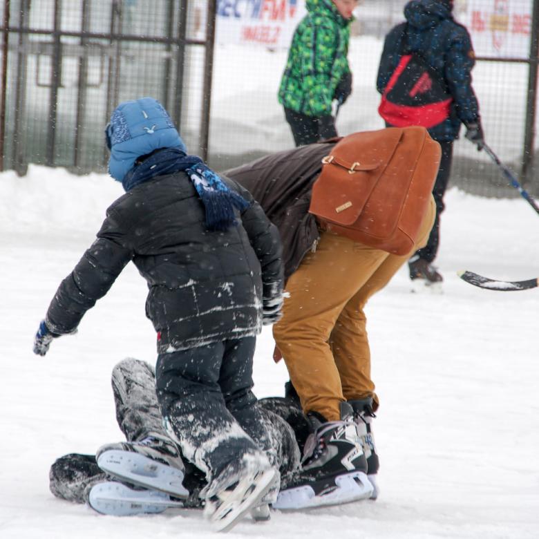 Free stock image of Falling on Ice Skates created by 2happy