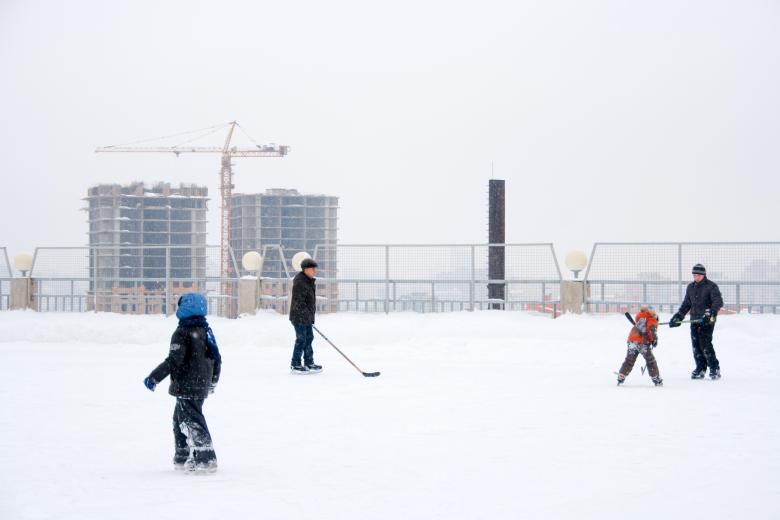 Free stock image of Kids and Adults Ice Skating created by 2happy