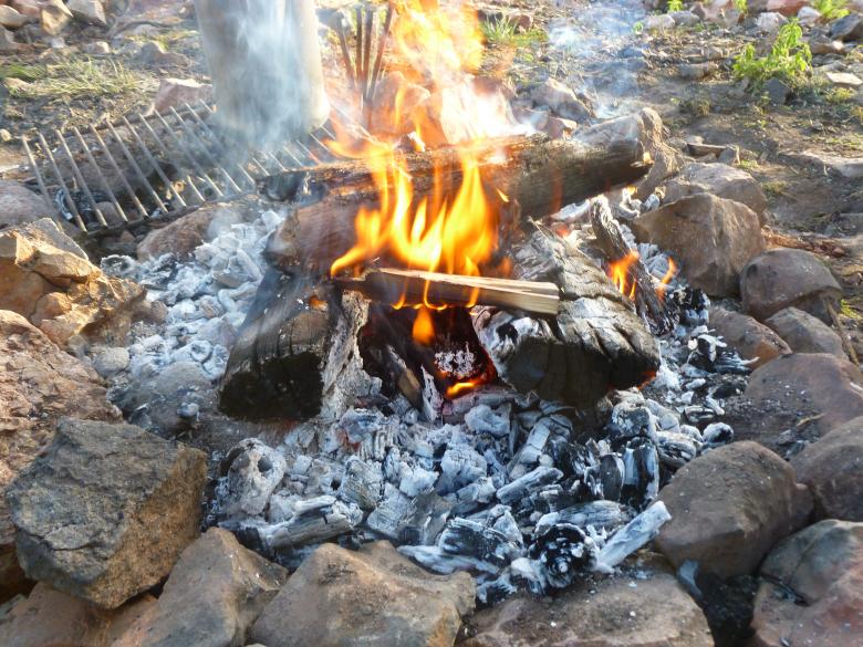 Free stock image of Fire Camp created by edward long