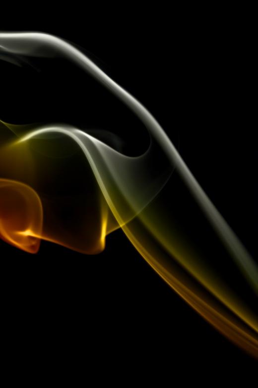 Free stock image of Yellow and Gray Smoke on Black created by 2happy