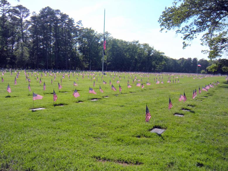 Free stock image of A Veterans Cemetery created by Vincent alvino
