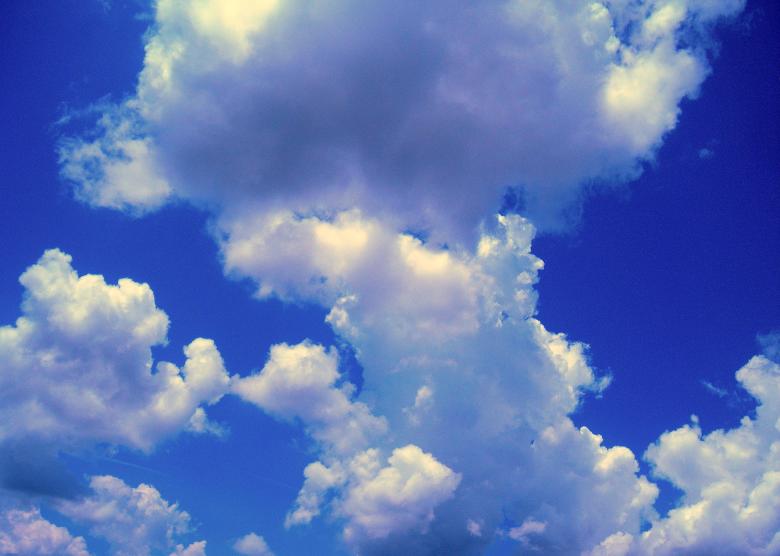 Free stock image of White Clouds In Blue Sky created by Vincent alvino