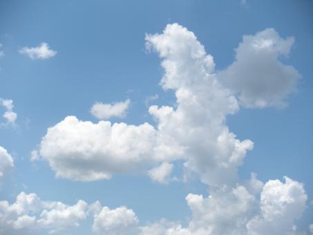 White Clouds In Blue Sky - Free Stock Photo