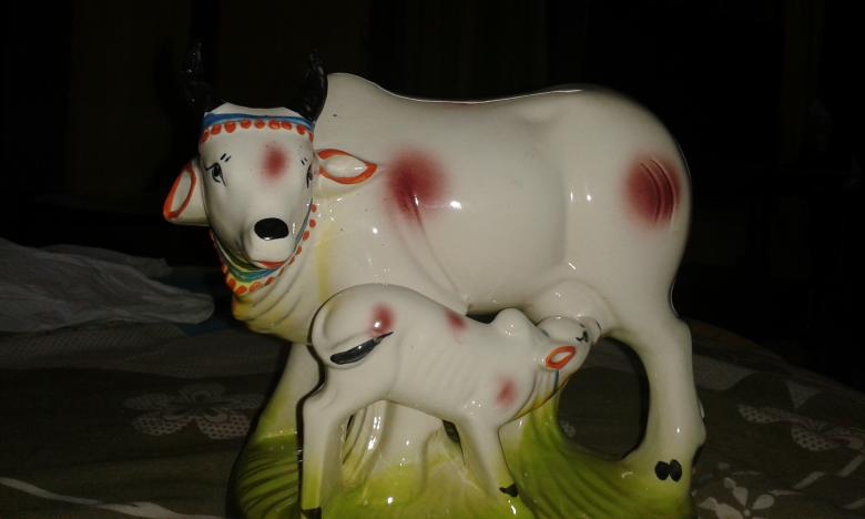 Free stock image of Cow and calf created by taradi avinash
