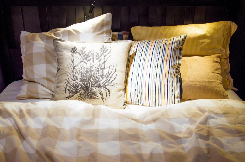 Free stock image of pillows on a bed created by Luka