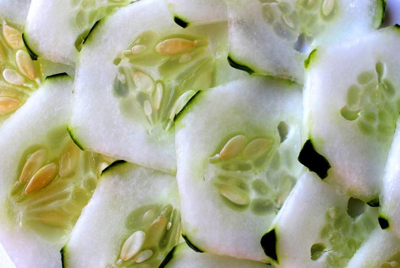 Free stock image of Cucumber - Slices created by Jack Moreh
