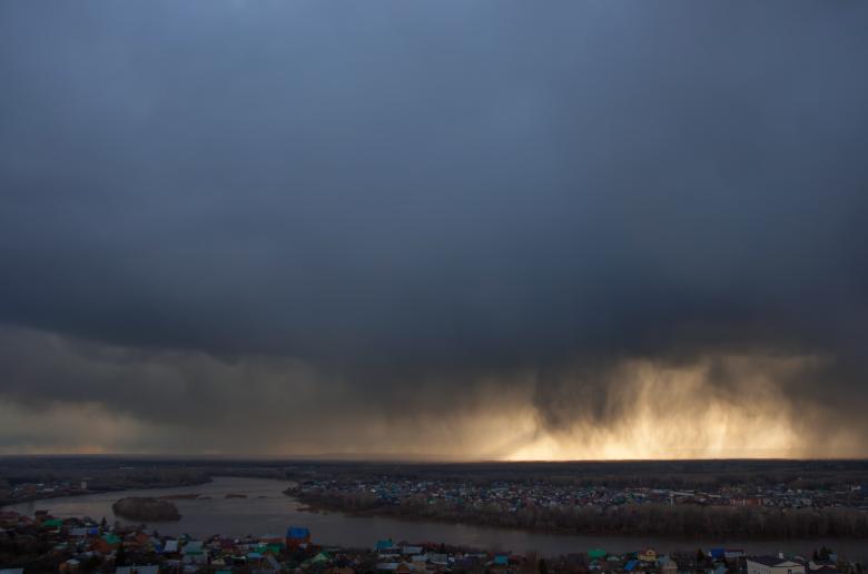 Free stock image of Rain at horizon created by 2happy