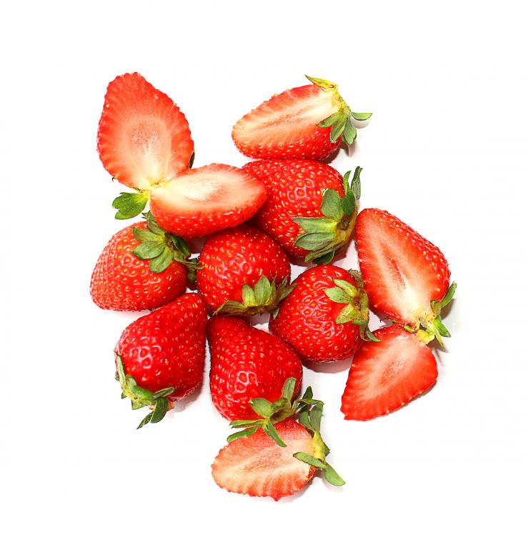 Free stock image of Strawberry fruits on white created by Jack Moreh