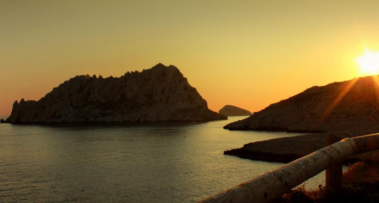 Free stock image of Sunset over Les Calanques near Les Goude created by Jack Moreh