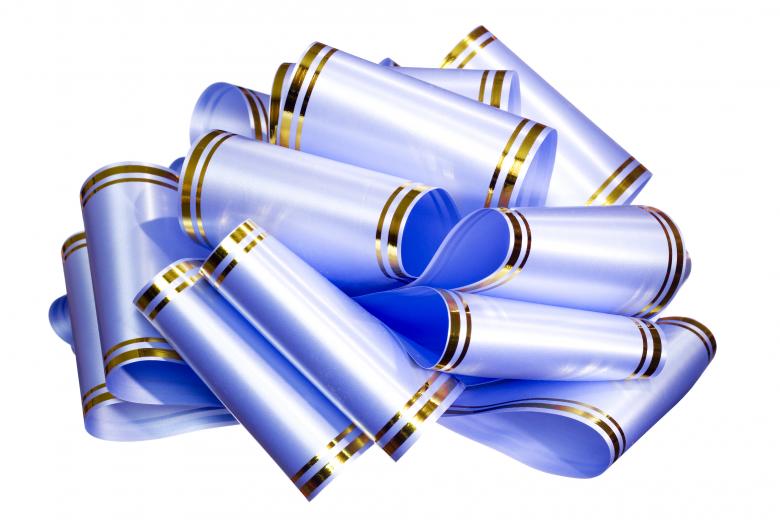 Free stock image of blue bow created by 2happy