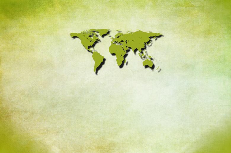 Free stock image of Green world map with copyspace created by Jack Moreh