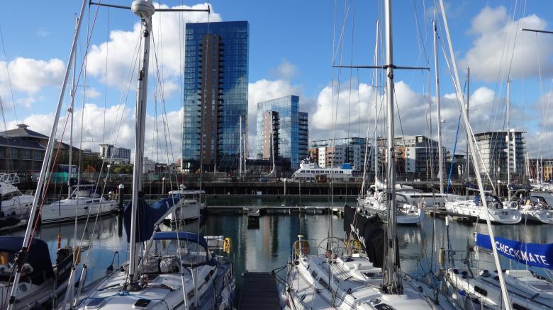 Free stock image of Ocean Village Southampton created by Wady Galfskiy