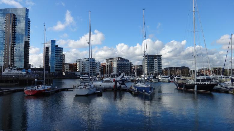 Free stock image of Ocean Village Southampton created by Wady Galfskiy