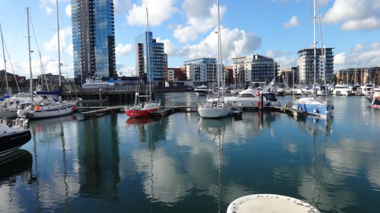 Free stock image of Ocean Village Southampton created by Wady Galfskiy