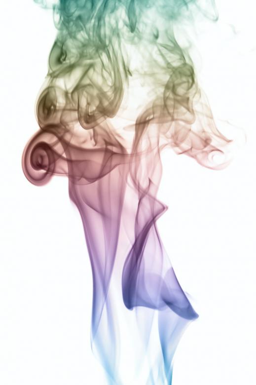 Free stock image of Multi Colored Smoke on White created by 2happy