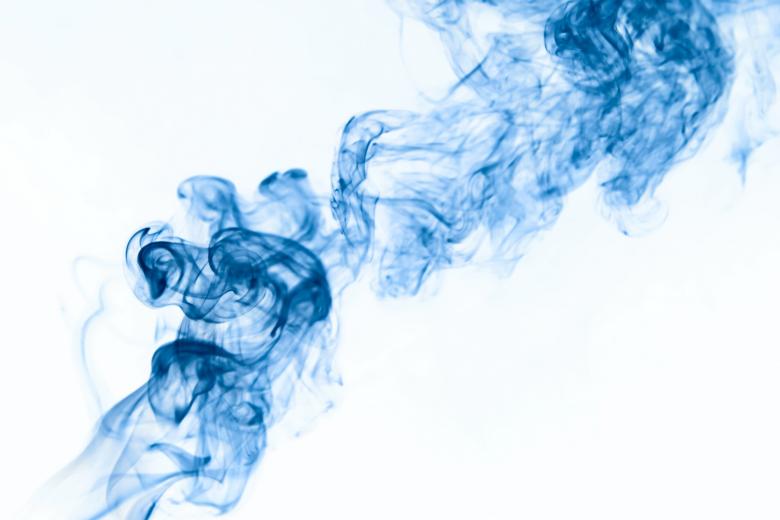 Free stock image of Blue Smoke on White Background created by 2happy