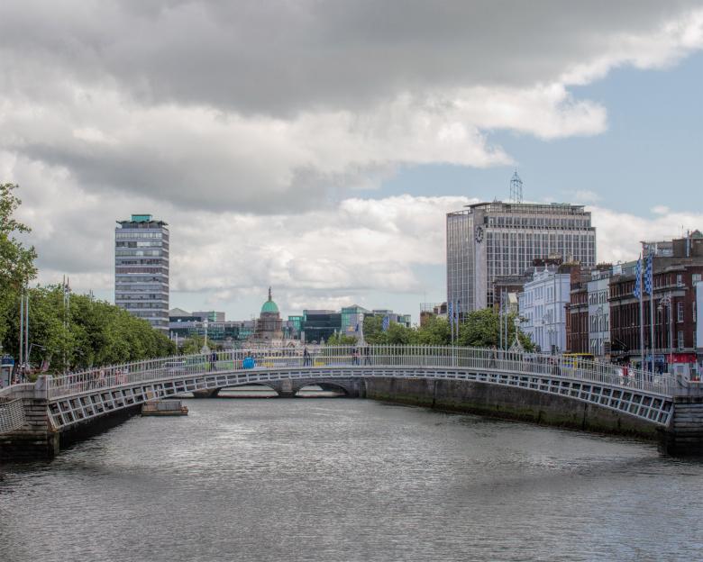 Free stock image of Ha penny Bridge created by Geoffrey Whiteway