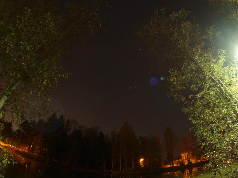 Free stock image of Lake at night created by Marko Mäkinen