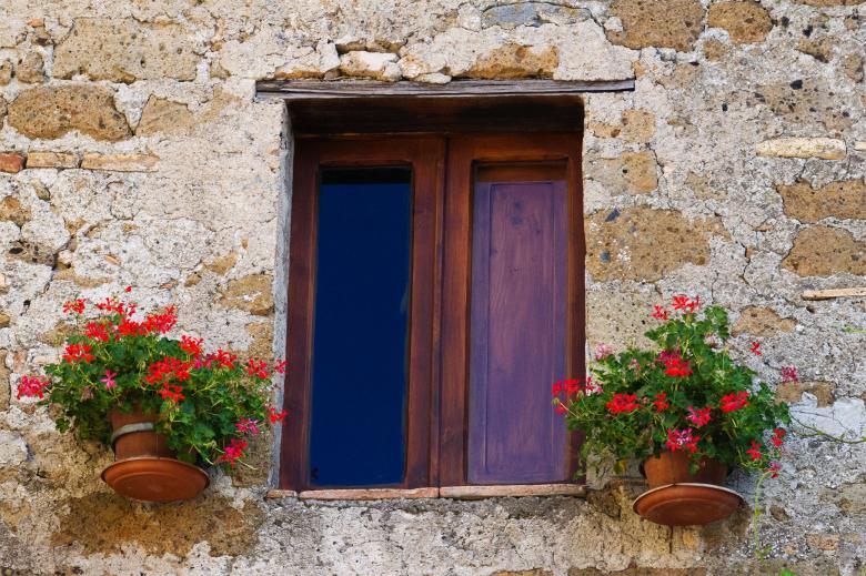 Free stock image of House window with flowers created by Geoffrey Whiteway