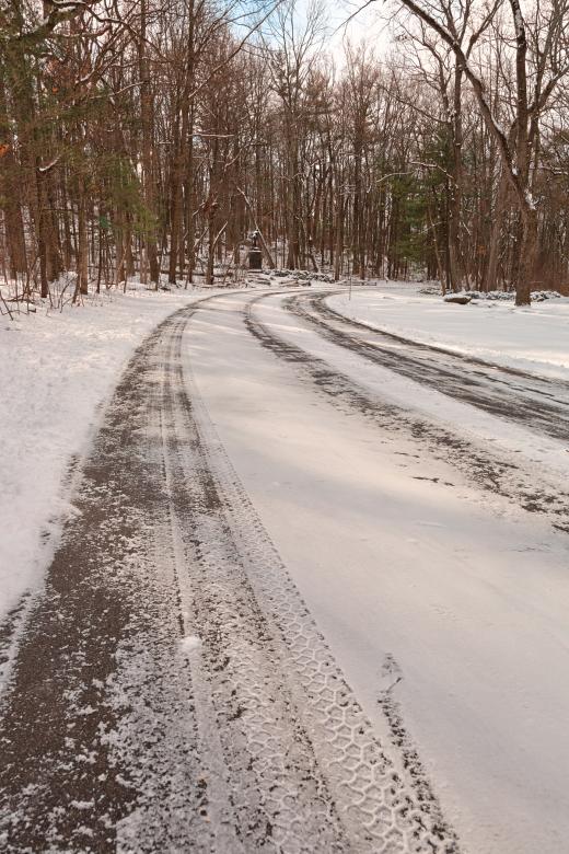 Free stock image of Winding Winter Road - HDR created by Nicolas Raymond