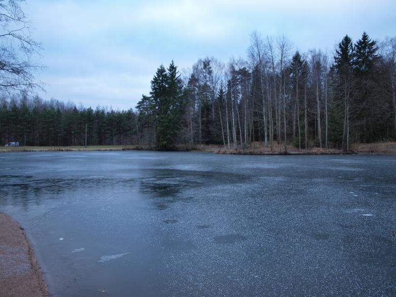 Free stock image of Frozen pond created by Marko Mäkinen