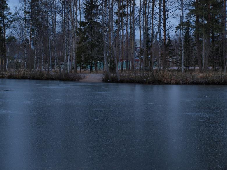 Free stock image of Frozen pond created by Marko Mäkinen