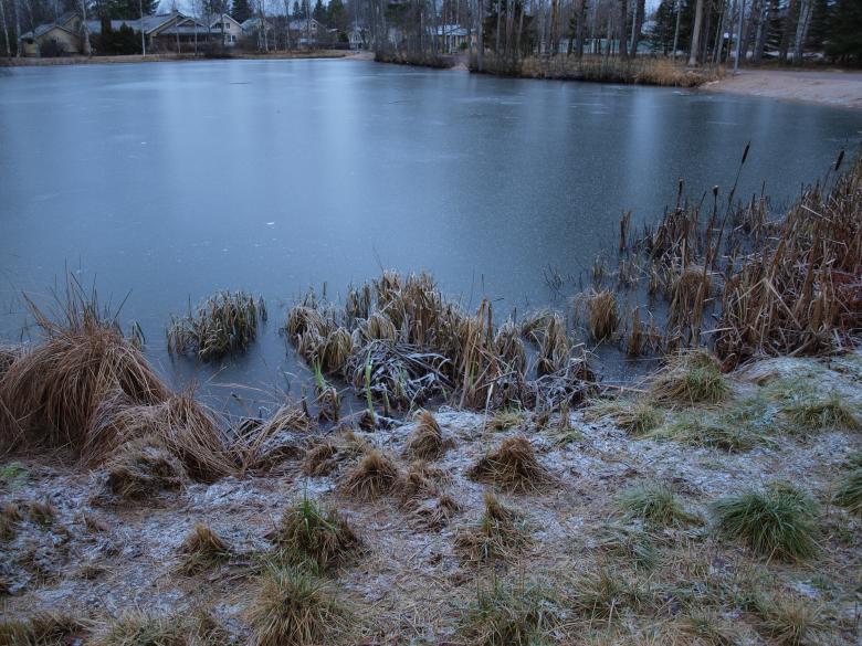 Free stock image of Frozen pond created by Marko Mäkinen