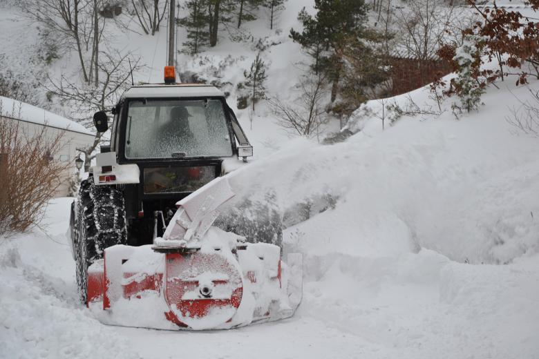 Free stock image of Tractor clearing snow created by Tomas Adomaitis