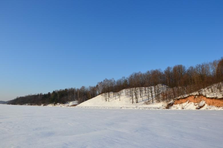 Free stock image of Kaunas reservoir in winter created by Tomas Adomaitis