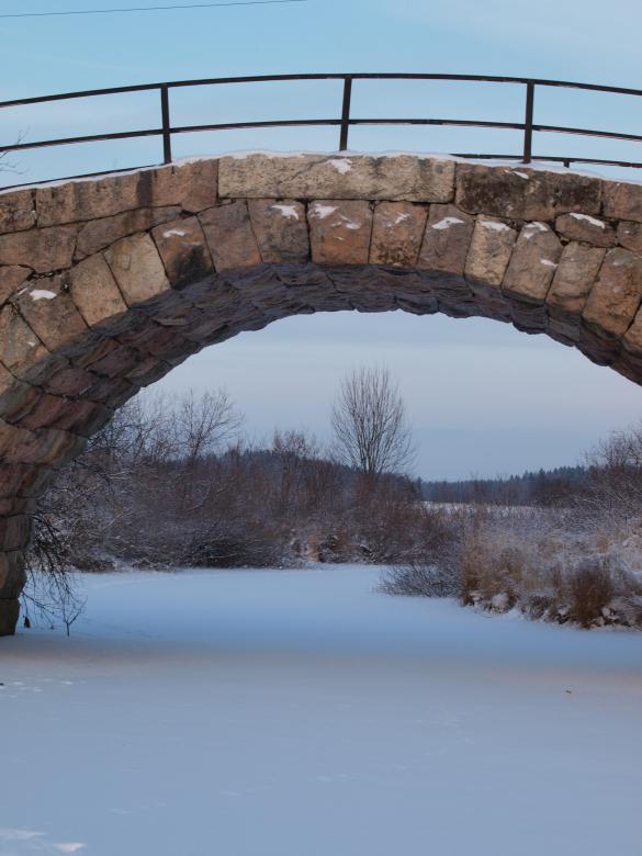 Free stock image of Winter bridge created by Marko Mäkinen